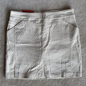 NWT S.C. & CO. Cream Textured Women's Skirt